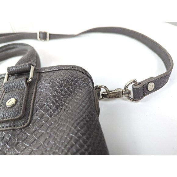 Jewell By Thirty‎ One Gray Croc Print Shoulder Hand Bag Purse. Large - Picture 4 of 8